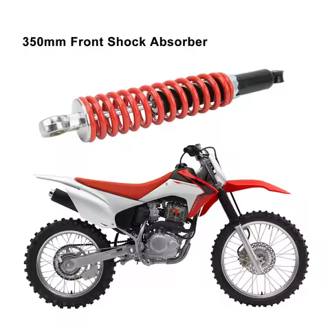 350mm Front Shock Absorber Adjustable Spring Suspension Damper Strut for 70cc‑150cc Dirt Pit Bike AT
