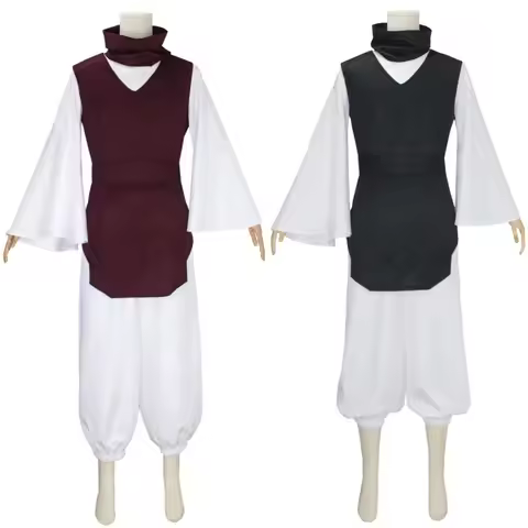 Anime Jujutsu JJK Manga Choso cosplay costume vest neck leggings with white elastic pants Halloween 