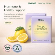 Moom Health Happy Hormones Natural Mood Support Drink Lemon PCOS & Fertility Support Hormone Balance