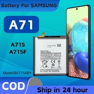 Battery Compatible For SAMSUNG A71 Bateri A715 A715F EB-BA715ABY