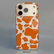 1 ชิ้น เคสโทรศัพท์ลายไม่สม่ำเสมอสีส้ม, เคสโทรศัพท์ Phone 17 Pro Max, เข้ากันได้กับ Phone 16 Pro Max,