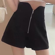 Bigsizenhuy Thighs High Back Shorts Standing Wide Form Samin Fabric Wearing Cool Q24