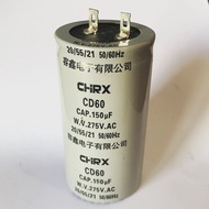 CD60 Motor Start Run Capacitor CD60 150UF 275VAC Starting capacitor 150UF 50*100
