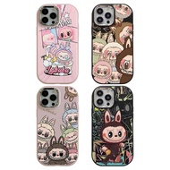 3J New Soft Case Motif Bubble Matt Graffiti Couple Love Cartoon Sweet Pumpkin For Realme C67 C35 C55