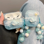 airpods pro case airpods pro 2 case Summer cute three-dimensional dolphin for airpods3 apple case Bl