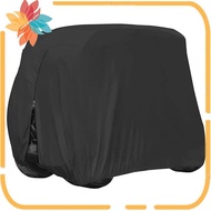 4 Passenger Golf Cart Cover 210D Waterproof Sunproof Dustproof Rain Cover for EZ GO Club Car