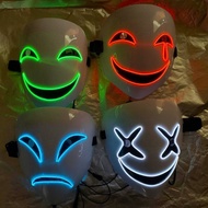 Luminous COSPLAY Halloween LED Full Face Mask Horror Masquerade Party