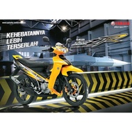 🇲🇾 [Ready Stock]Body set Cover set yamaha y125 zr 2016 Kuning diraja Biru gp merah Maroon
