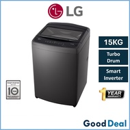 LG T2515VBTB 15KG Inverter Washing Machine Fully Auto Mesin Basuh