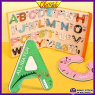 OLAKIDS ABC Letter Pairing ABC Letter Matching Alphabet Magnetic Puzzle ABC Magnet Book Early Learni