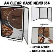 EMI-FILE NON-REFILLABLE A4 SIZE CLEAR CASE MENU/MUSIC BOOK/CATALOG 160 162 163 164 165 167
