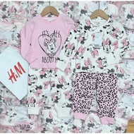 HnM MINIE MOUSE LONGSLEEVE PYJAMAS GIRL BABY KIDS 6M-5Y