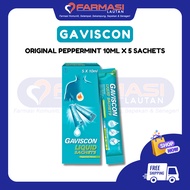 GAVISCON ORIGINAL PEPPERMINT 10ML ( 5 SACHETS )