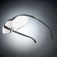 眼睛救星 日本Hazuki眼鏡式放大鏡1.6倍-大鏡片(黑灰) 母親節禮物