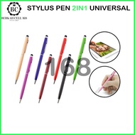 UNIVERSAL STYLUS PEN 2IN1 - UNIVERSAL STYLUS PEN 2IN1 - RANDOM