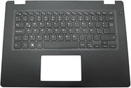 Upper Case for DELL Latitude 3490 0P8YTM P8YTM 0T58YV T58YV with Backlit Latin America LA Keyboard W