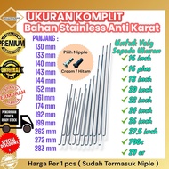 SMG (1PCS) COMPLETE SIZE Spoke Spokes Bicycle Spokes Wheel Rim Size Wheelset 16 18 20 22 24 26 27.5 