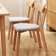 Commercial Dining Table Chair Dining Chair Butterfly Solid Wood Back Chair Eating Restaurant Style L