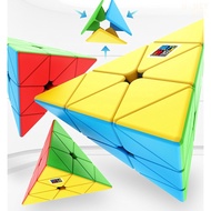 Professional Pyramid Shaped 3x3 Rubiks Cube Cones Pyramid Kids Toys Ultra Smooth Rubiks Cube Magic C