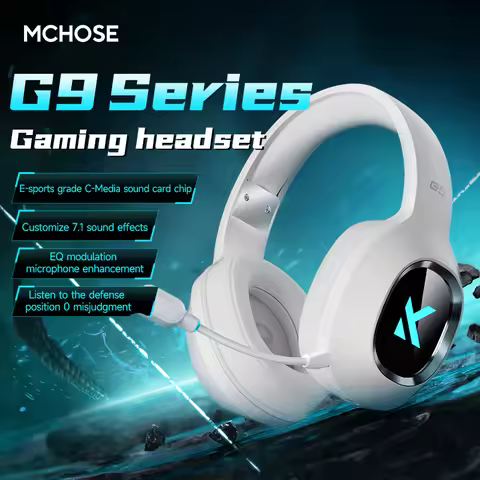 MCHOSE G9 Three-Model Gaming Headphone Esports Earphones Hi-res Music Active Noise Reduction Headset