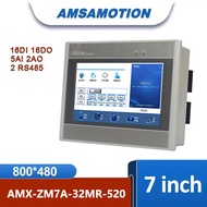 AMX-ZM7A-32MR-520 Touch Screen PLC All-in-one Machine HMI Compatible with Mitsubishi