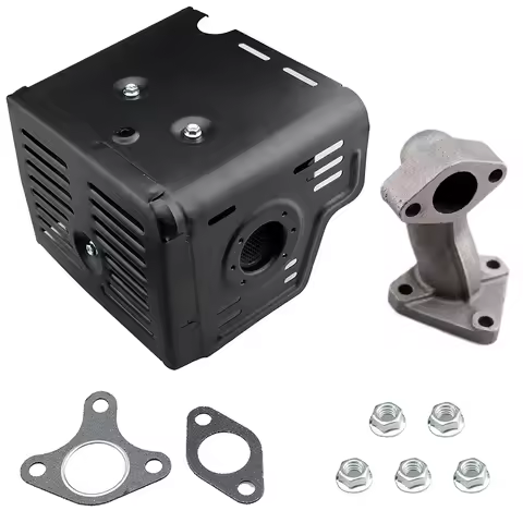 Muffler Kit With For Exhaust Pipe Manifold Gaskets Nuts For For Honda For GX340 For GX390 GX420 13HP