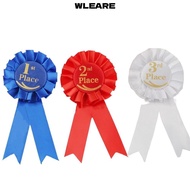 WLEARE Ribbon Award Set, Recognition Ribbons Blue,Red,White Rosette Ribbon, Award Ribbons Honorable 
