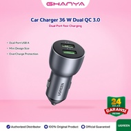 Ugreen Car Charger Dual Port USB A Fast Charging 36 W 10144