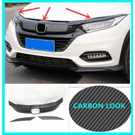 Honda HR-V HRV 2019-2021 (CARBON LOOK) ABS FRONT GRILL TRIM COVER GARNISH 3PCS / SET