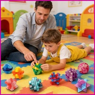 Puzzle Brain Teaser Assembly Entertainment Assembly Puzzle Game for Children Adult Student Elderly H