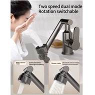 HW029-360 Degree Swivel Kitchen Robotic Arm Faucet Soft Bubble/shower Dual Mode Flexible Adjustment