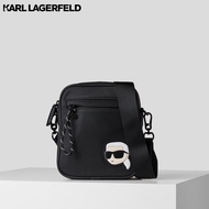 KARL LAGERFELD - K/IKONIK NYLON CROSSBODY BAG 231M3018 กระเป๋าสะพายพาดลำตัว