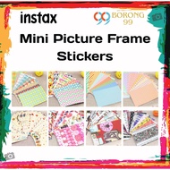 Instax Mini Picture Frame Stickers, Film Stickers, Photo Frame, Colourful Film Sticker Set, Mini Pap