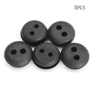 5Pcs Fuel Gas Tank Grommet For Stihl Honda Trimmer Lawn Mower 2 Holes Black