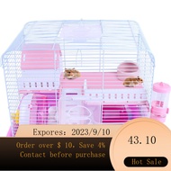 NEW Mastiff Juvenile Hamster Cage Large Hamster Cage Double-Layer Villa Package Hamster Supplies Djungarian Hamster Ca