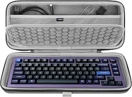 GEEKRIA 68 Keys Keyboard Case for 65% Keyboard Hard Shell Travel Carrying Bag, Compatible with RK RO