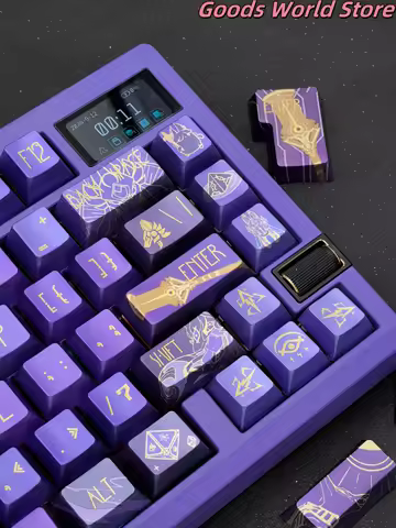 In stock Cyno keycap Game Genshin Impact Mechanical Keyboard keycap Cyno Cosplay Costume Anime Hallo