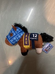日本Thoroughbred Collection 賽馬 絨毛公仔 天皇賞12 號「Rainbow Line」