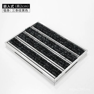 Gujin Dust Removal Wholesale Hotel Gold Anti-Mud Hair Pad Snow Doorway Aluminum Alloy Carpet Scratch