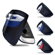 Genuine Leather Remote Key Fob Case Cover Keychain Holder Bag Wallet For BMW G30 F30 F48 F20 F15 F16