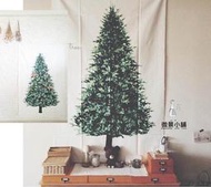 【微景小舖】🎄聖誕樹掛布 聖誕背景牆布 聖誕節裝飾 北歐壁毯 聖誕佈置 聖誕樹背景布 拍攝道具 聖誕Party裝飾