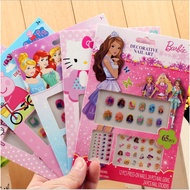 Cartoon nail stickers for children's nail stickers