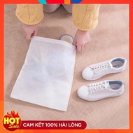 Combo of 10 Shoe Bags to Protect Shoes from Dust (White) Size 38cm x 24cm GR88