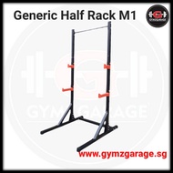 Half Rack M1 ( Home Gym Fitness Hex Dumbbell Barbell Hexagon Dumbell Bench Weight Kettlebell Mats )