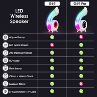 TECHCHIP-Mini Conch Wireless Atmosphere Lamp Touch to Adjust Lighting RBG Desktop Lamp Wireless Blue