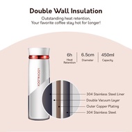 LOCK & LOCK Feather 行山戶外旅行超輕304不銹鋼真空保溫杯保溫壺