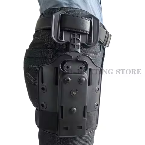 Drop Holster Adapter with Leg Shroud Assembly Polymer Universal Leg Holster Platform Gun Holster Acc