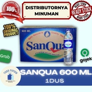 Sanqua Air Mineral 600ml 1 Dus isi 24 Botol