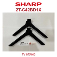 SHARP LED TV 2T-C42BD1X 2TC42BD1X TV Stand 1 Set 2 Pcs