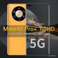 Hot Selling Mate40 Pro+ Smartphone 12+512GB Memory 14MP+28MP Camera 7.3 Inch 6000mAh Battery Andriod